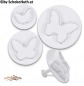 Preview: Professional cutter with ejector Butterflies – Set, 3 parts