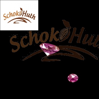 Diamanten pink 1cm - 20 Stück