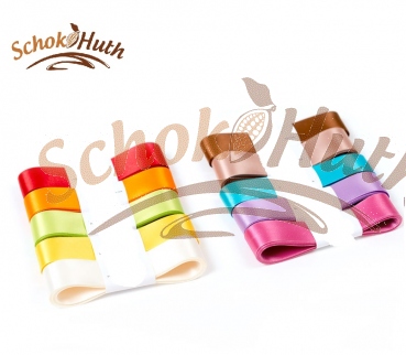 Satinband doppel Gold   5m / 15mm hoch