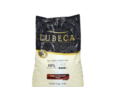 Lubeca Kuvertüre Dunkel 60% - 5 kg