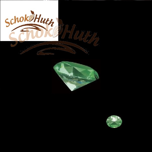 Diamanten grün 1cm - 20 Stück