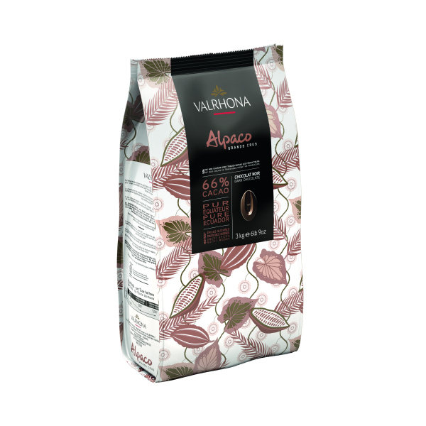Valrhona dark - Alpaco 66% - Origin: Ecuador - 3 Kg