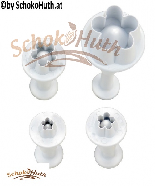 Professional cutter with ejector Blossom - 4-pc