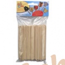 100 Stück Holzstiele für Schokolade